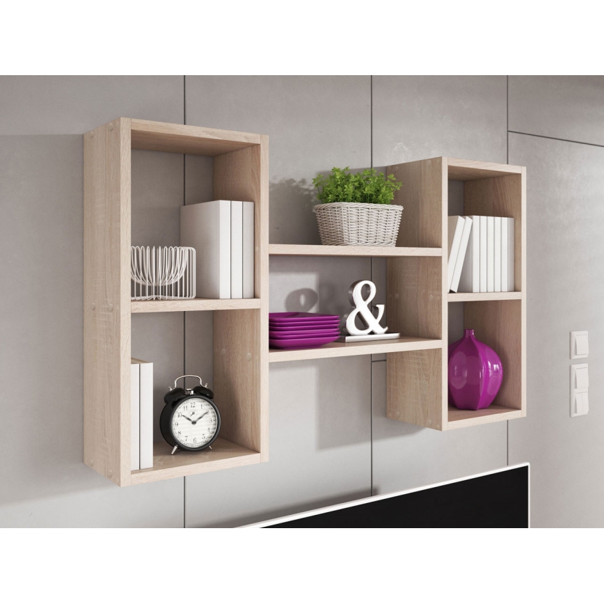 Wandplank TRIO 60x102 cm eiken sonoma