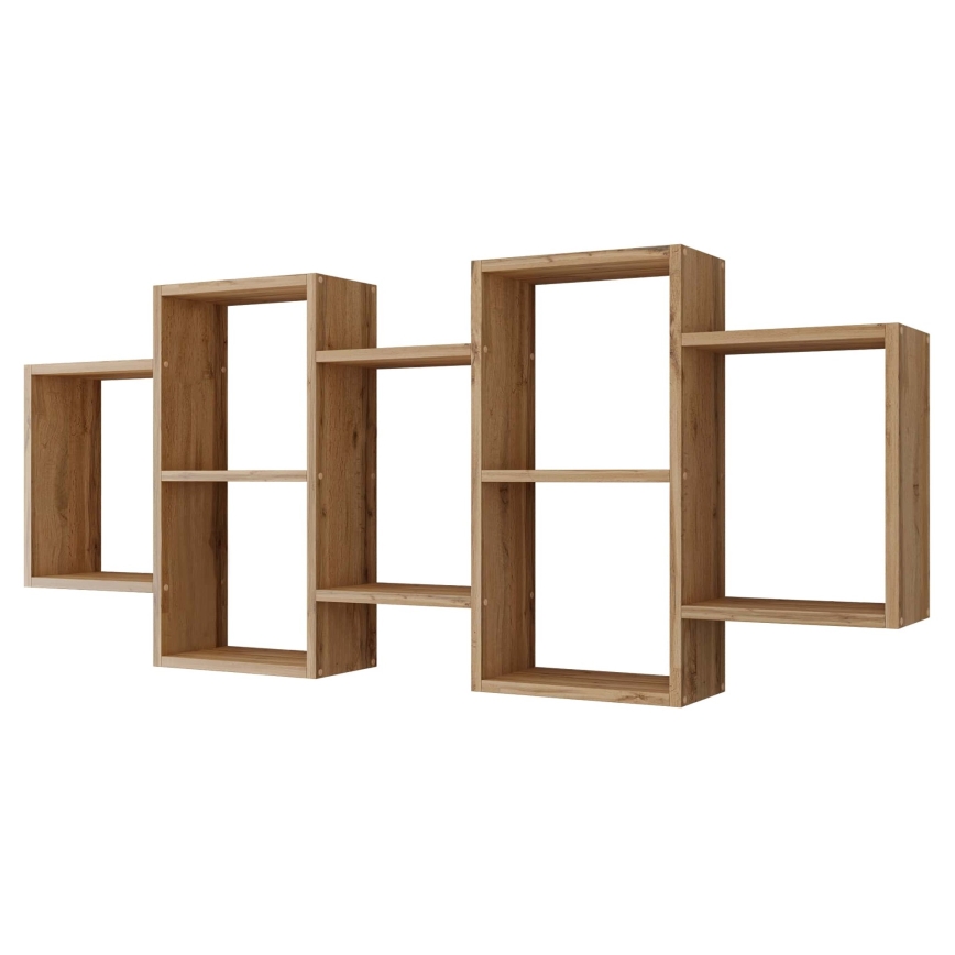 Wandplank TRIO 65x161 cm eik wotan