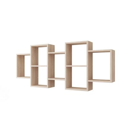 Wandplank TRIO 65x161 cm eiken sonoma