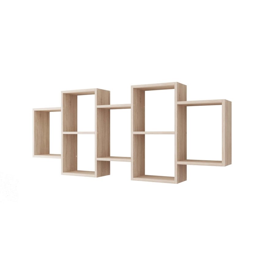 Wandplank TRIO 65x161 cm eiken sonoma