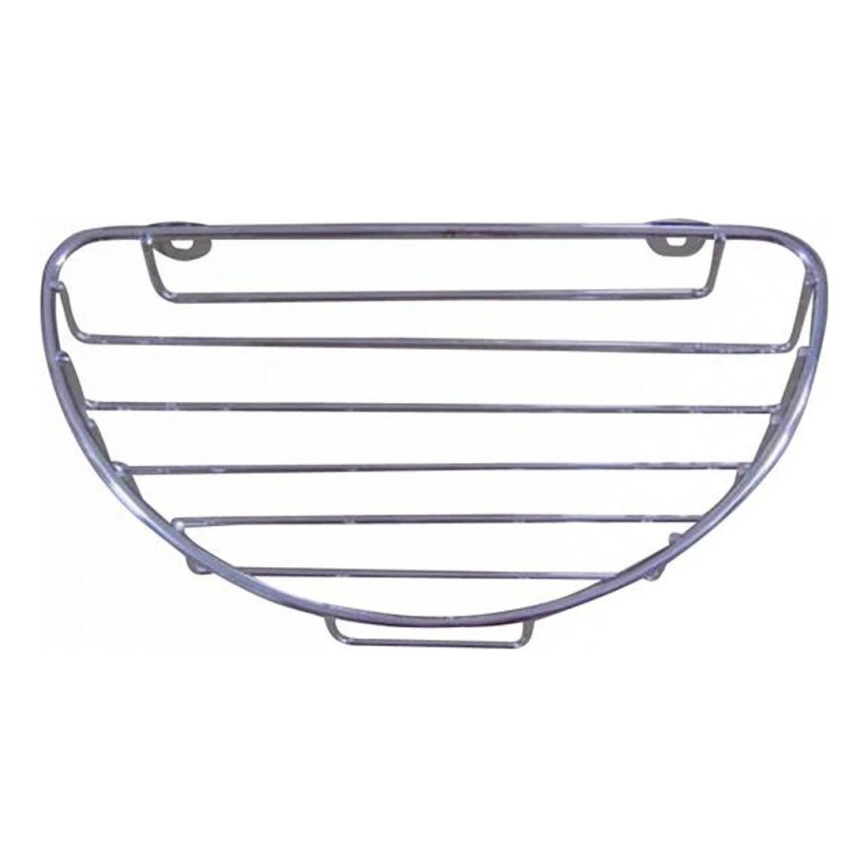 Wandplank voor in de douche 12,7x23 cm glanzend chroom