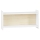Wandplank voor kinderen BUBO 35x72 cm wit/beige