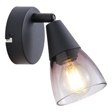 Wandspot 1xE14/7W/230V gerookt