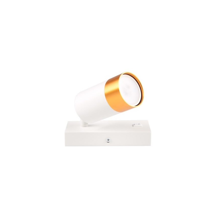 Wandspot 1xGU10/35W/230V wit/goud
