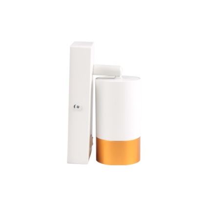 Wandspot 1xGU10/35W/230V wit/goud