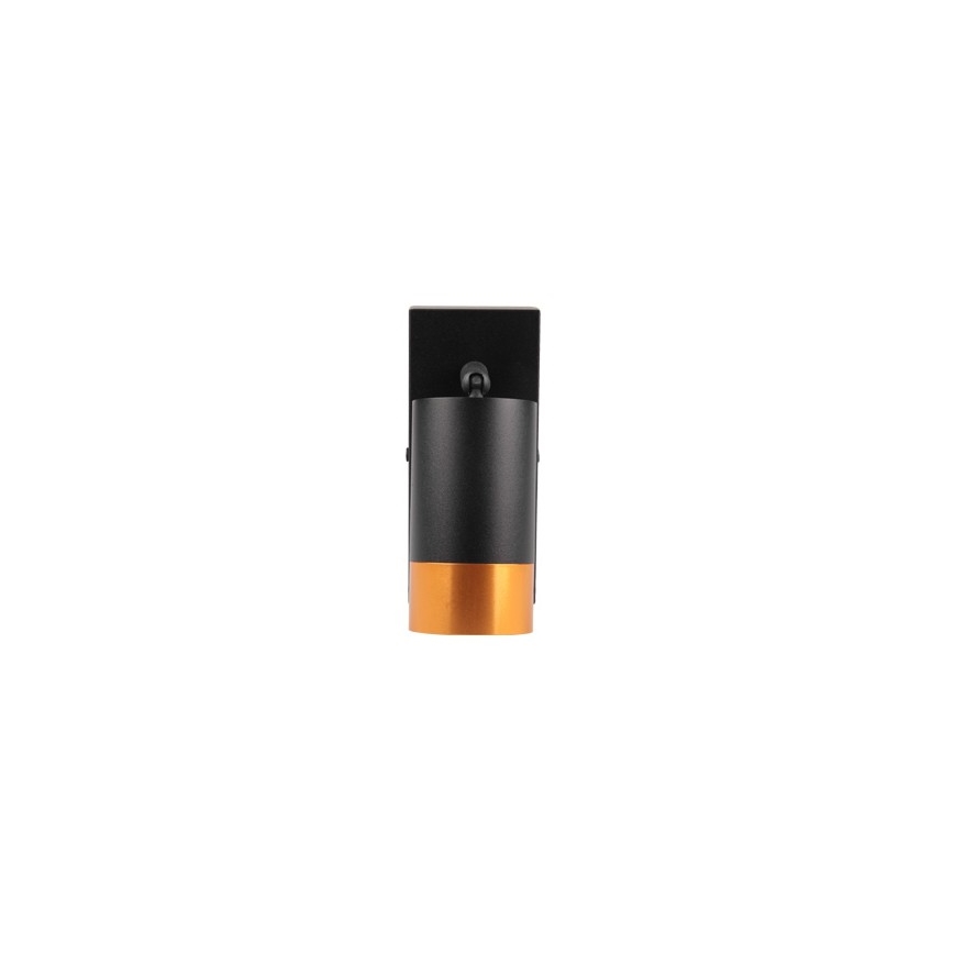 Wandspot 1xGU10/35W/230V zwart/goud