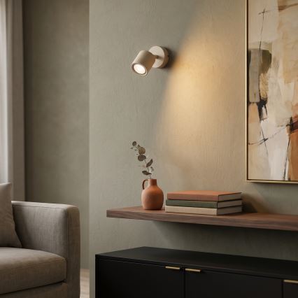 Wandspot DEMIA 1xGU10/8W/230V beige