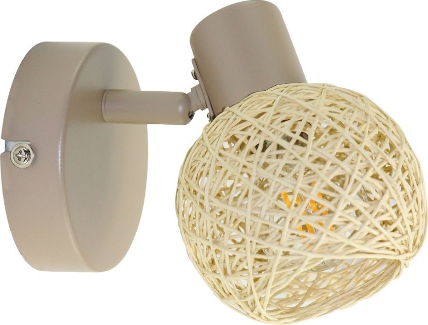 Wandspot DEX 1xE14/10W/230V beige/crème