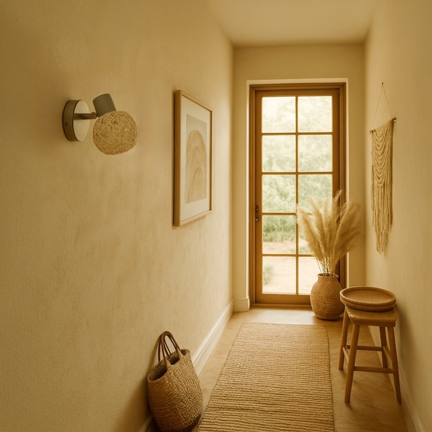 Wandspot DEX 1xE14/10W/230V beige/crème