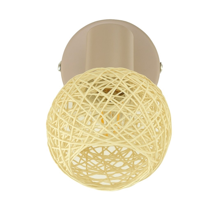 Wandspot DEX 1xE14/10W/230V beige/crème