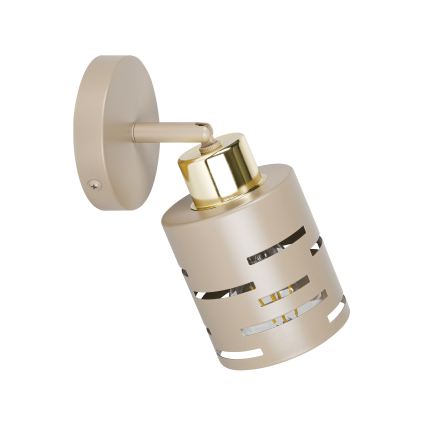 Wandspot ELEN 1xE27/35W/230V beige/goud
