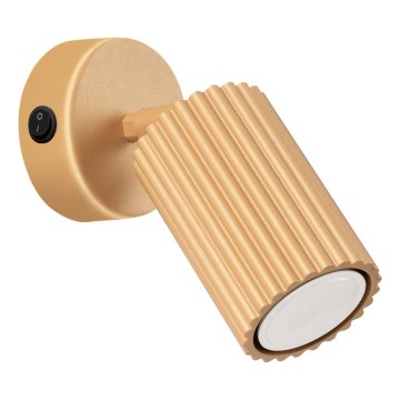 Wandspot KARBON 1xGU10/10W/230V goud