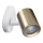 Wandspot LAURIN 1xGU10/10W/230V messing/wit