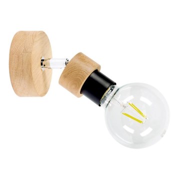 Wandspot MARJOLAINE 1x E27/25W/230V eiken