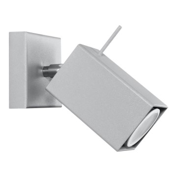 Wandspot MERIDA 1xGU10/40W/230V grijs