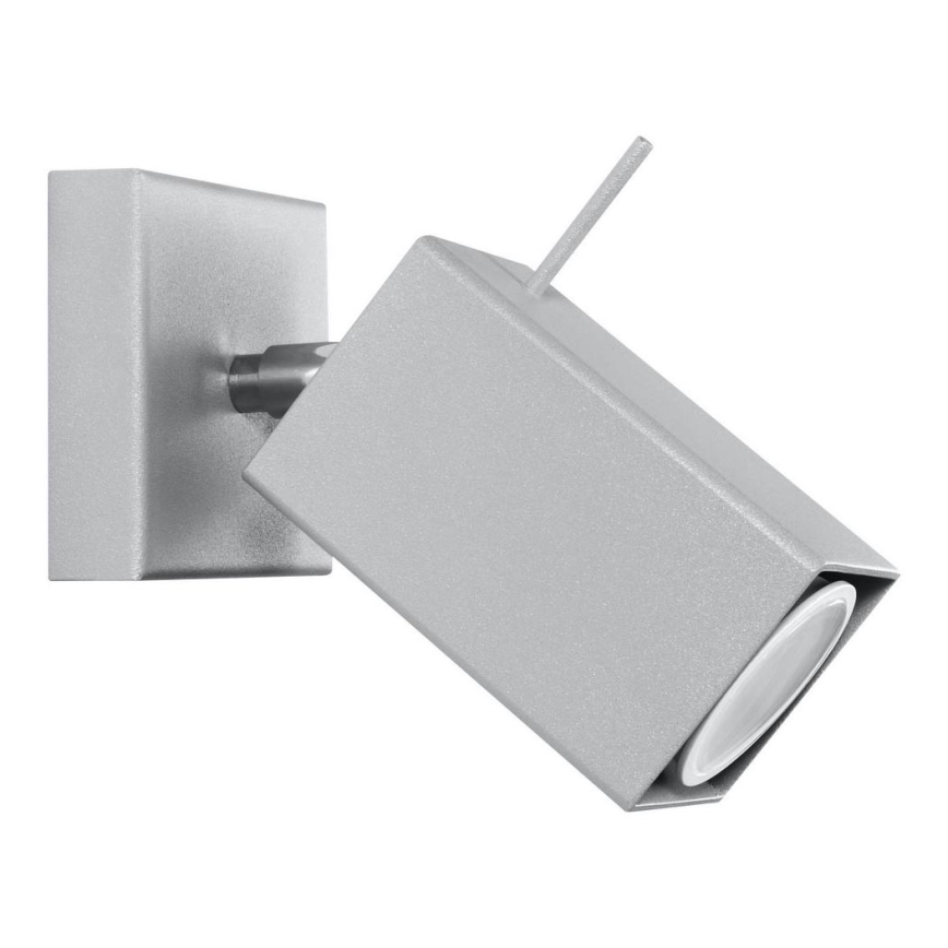 Wandspot MERIDA 1xGU10/40W/230V grijs