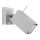 Wandspot MERIDA 1xGU10/40W/230V grijs