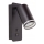 Wandspot met USB-oplader 1xGU10/35W/230V zwart