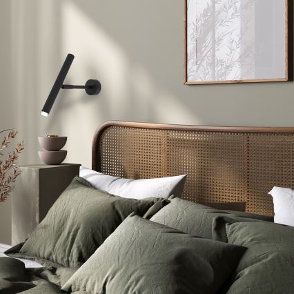 Wandspot MONZA 1xG9/8W/230V zwart