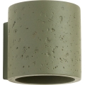 Wandspot ORBIS 1xG9/8W/230V beton/groen