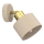 Wandspot PARKLA 1xE27/15W/230V beige/goud