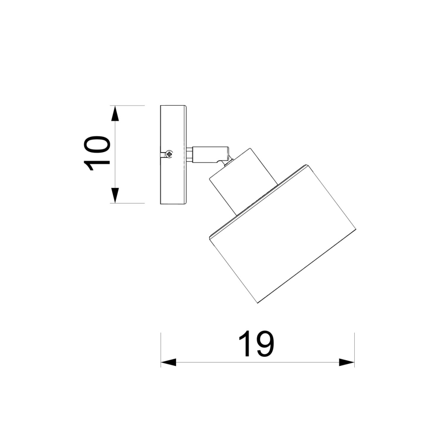 Wandspot PARKLA 1xE27/15W/230V beige
