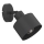 Wandspot PARKLA 1xE27/15W/230V zwart