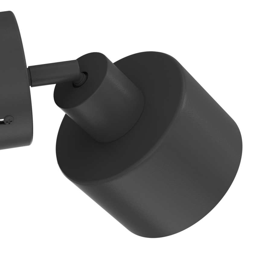 Wandspot PARKLA 1xE27/15W/230V zwart