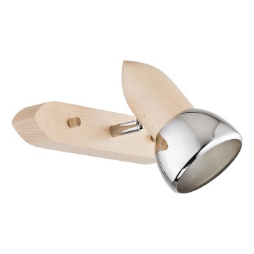 Wandspot SPARK 1xE27/15W/230V beuken