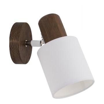 Wandspot TRENDY 1xE27/15W/230V dennenhout