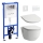 Wandtoilet PRO + toiletzitting SoftClose PRO + spoelknop DUAL LIS + inbouwmodule + isolatieonderlegger