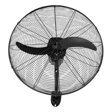 Wandventilator 115 W / 230 V, Ø 66 cm, zwart, inclusief afstandsbediening