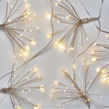 Warm Witte LED kerstketting 150x LED / 5,35m