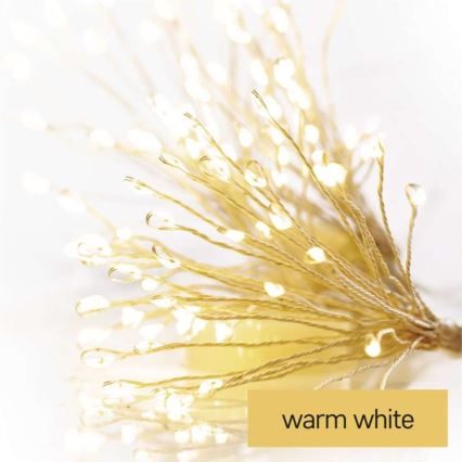Warm Witte LED kerstketting 150x LED / 5,35m
