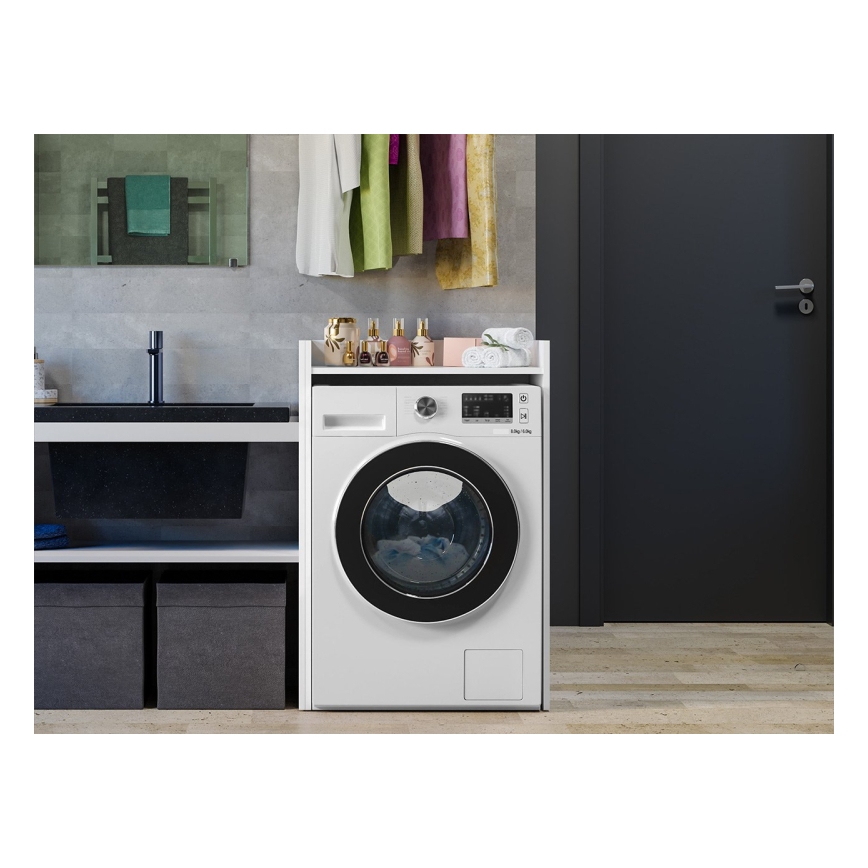 Wasmachine kast POLA 98x64 cm wit