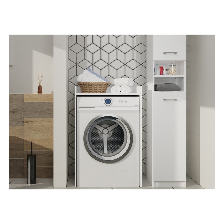 Wasmachine kast POLA 98x64 cm wit