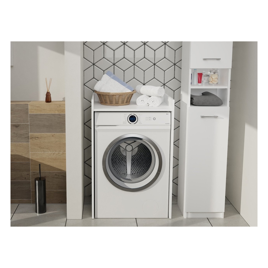 Wasmachine kast POLA 98x64 cm wit