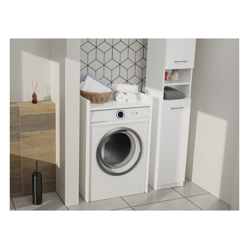 Wasmachine kast POLA 98x64 cm wit