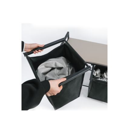 Wasmand 75x70 cm zwart