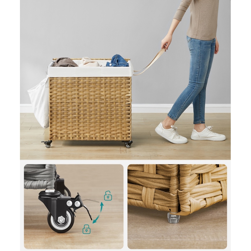 Wasmand FLYN van rotan