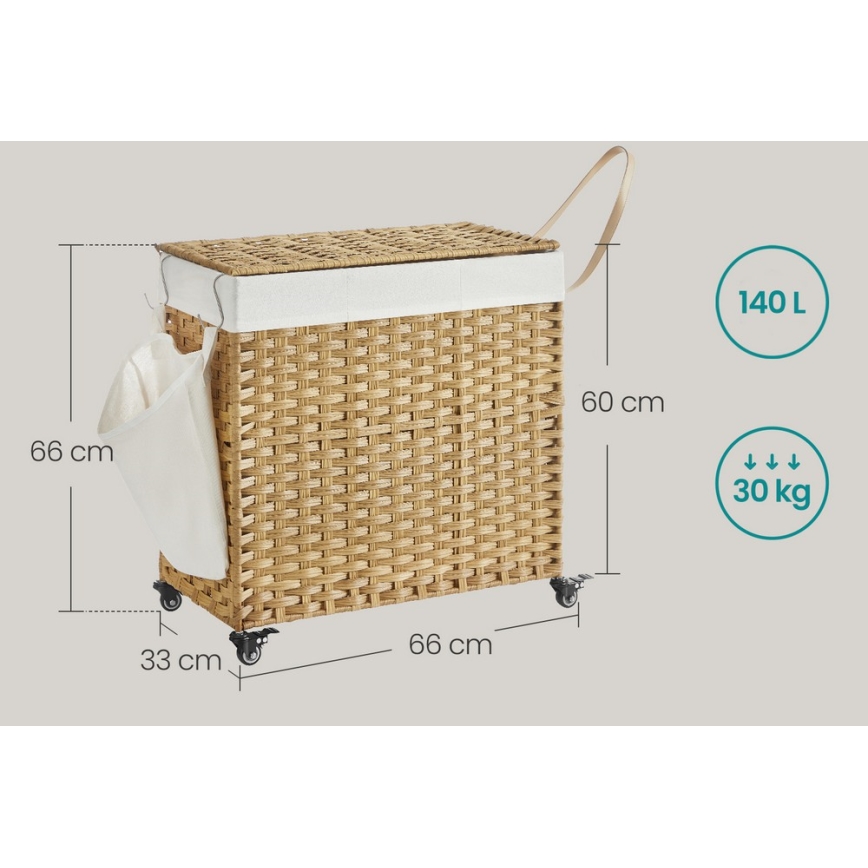 Wasmand FLYN van rotan