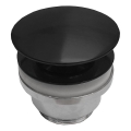 Wastafelafvoer RODBY Ø 6,6 cm zwart