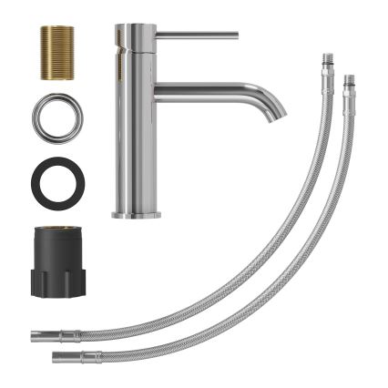 Wastafelkraan SOVANG 18,3 cm glanzend chroom