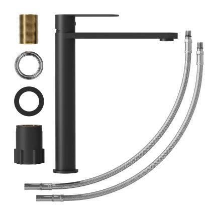 Wastafelkraan TARNBY 27,3 cm mat zwart