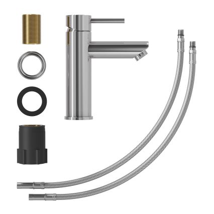 Wastafelmengkraan RINGSTED 17,8 cm hoogglans chroom