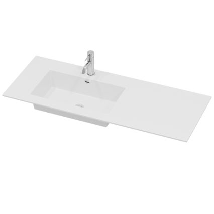 Wastafelmeubel HELSINKI 115 cm links/wit