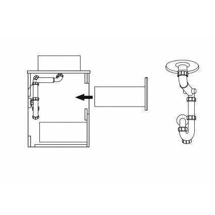 Wastafelmeubel TRONDHEIM voor 90 cm wastafel antraciet