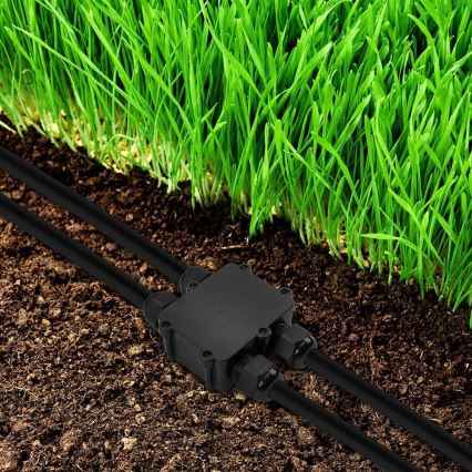 Waterdichte aansluitdoos IP68 zwart