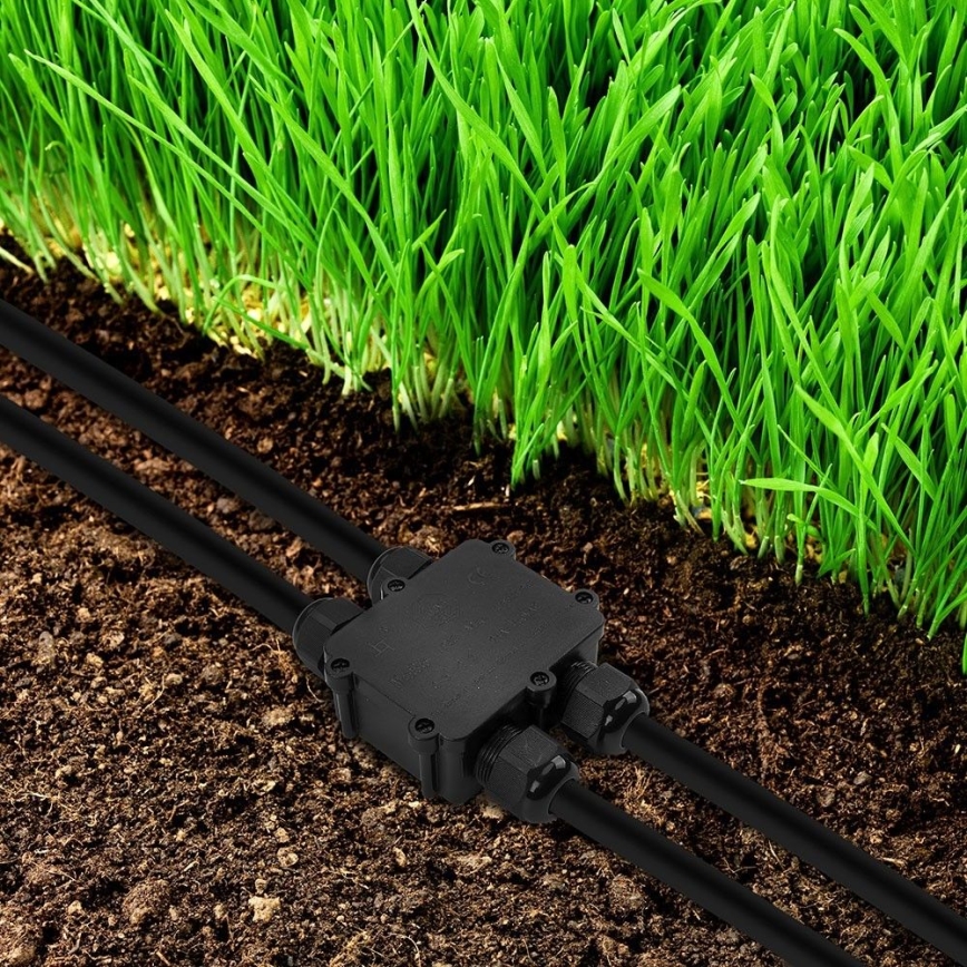 Waterdichte aansluitdoos IP68 zwart