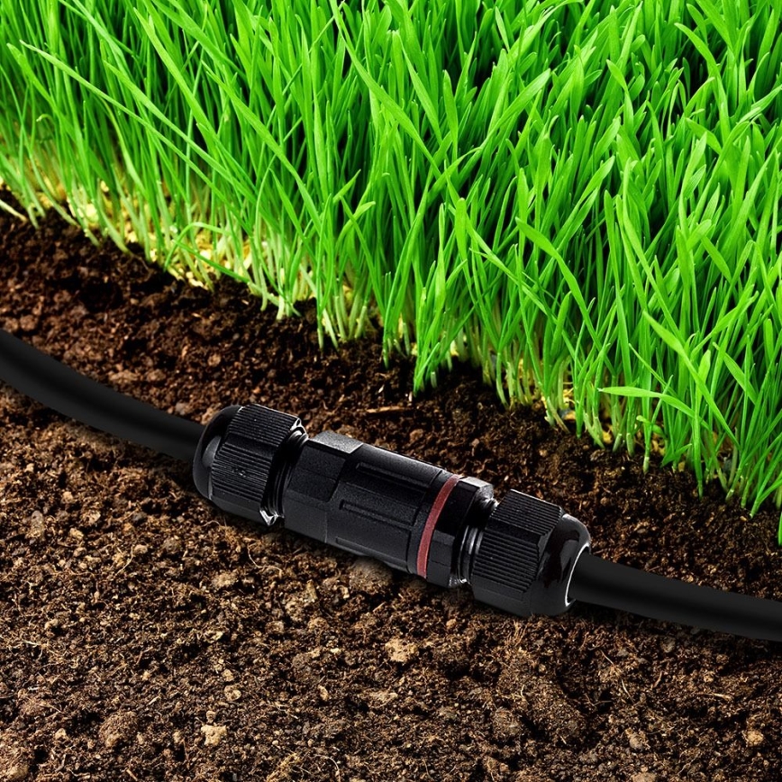 Waterdichte connector IP68 zwart
